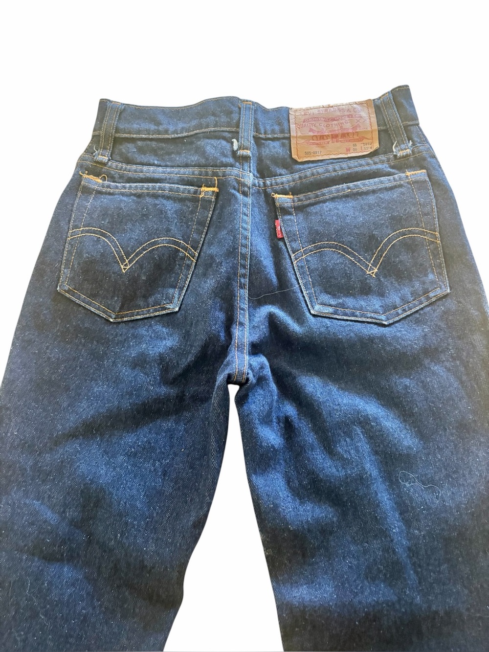 RARE Vintage 1979 Levi’s 505-0217 Jeans W26 L33 Like New Deadstock Hong Kong